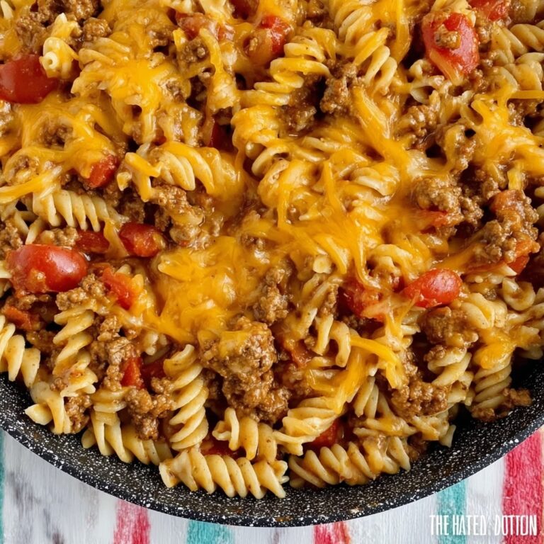 One-Pot Cheesy Taco Pasta Recipe