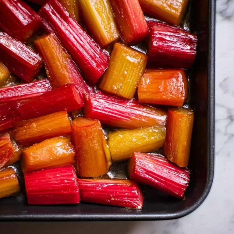 Sweet Roasted Rhubarb with Honey and Orange Zest Recipe