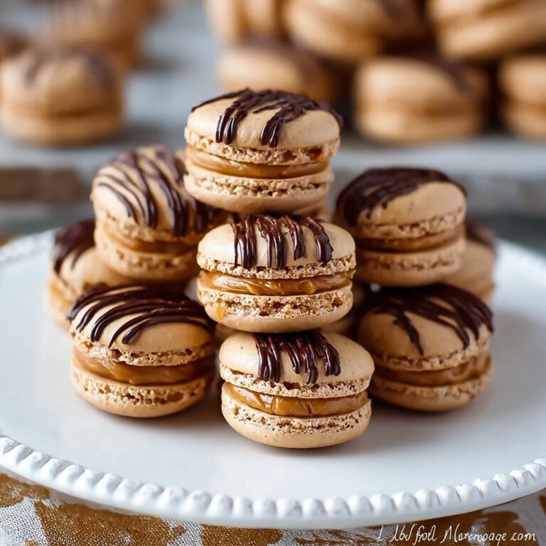 Decadent Chocolate Caramel Macarons Recipe