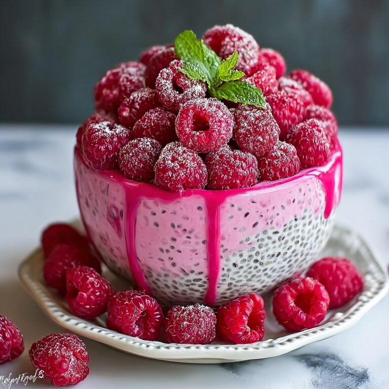 Raspberry Chia Pudding with Toppings Recipe