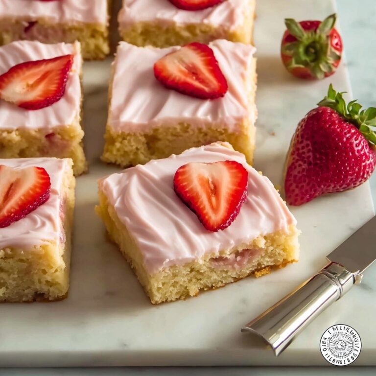 Homemade Strawberry Blondies with a Twist Recipe