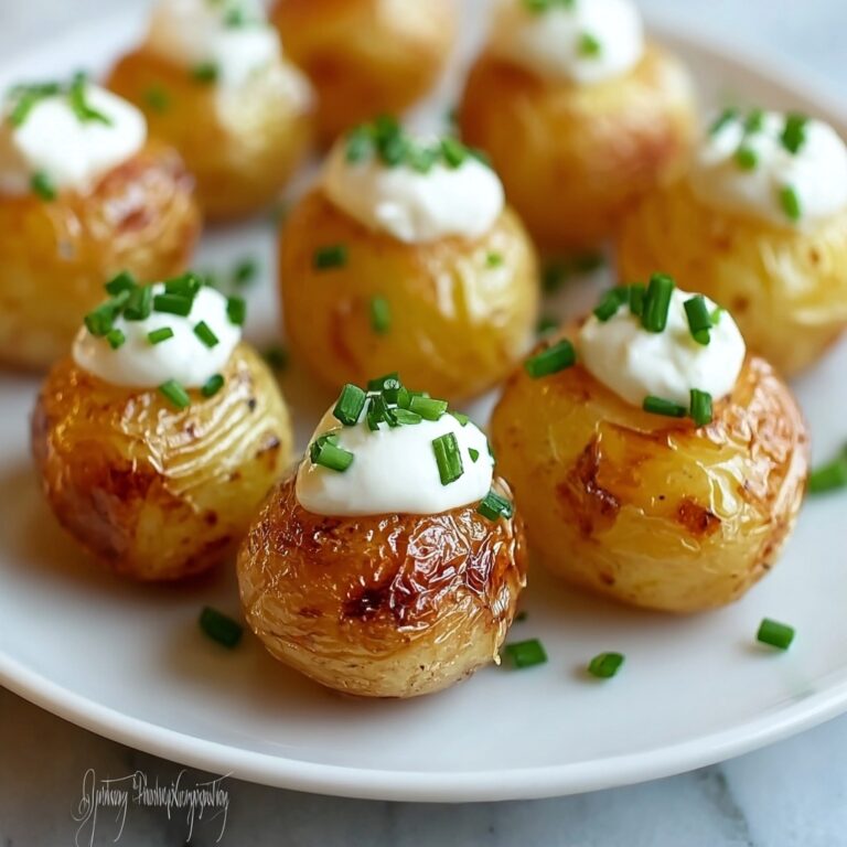 Mini Baked Potatoes with Garlic and Rosemary Recipe