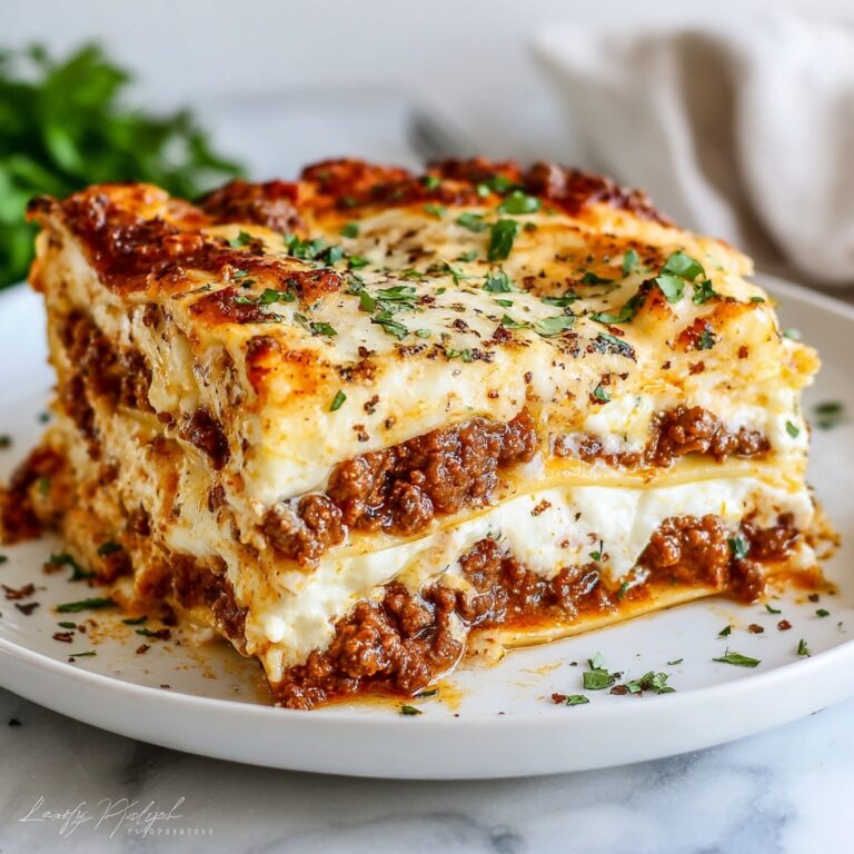 Smoky Havarti Lasagna with Cauliflower and Spinach Recipe