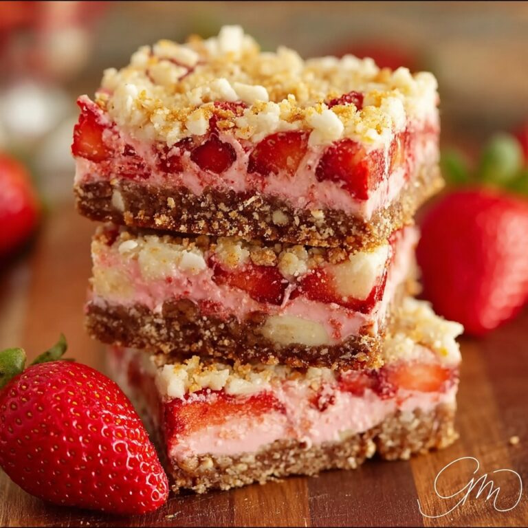Strawberry Crunch Brownies Recipe